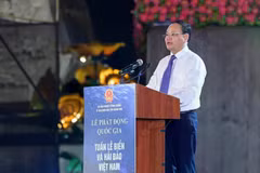 El viceministro de Agricultura y Medio Ambiente Le Minh Ngan en el acto (Foto: VNA)