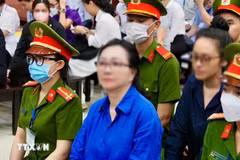 La acusada Truong My Lan en el juicio. (Foto: VNA)