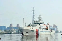 El buque CBS 8001, el más moderno de la Guardia Costera de Vietnam (Fuente: VNA)