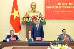 El presidente de la Asamblea Nacional, Tran Thanh Man, en la cita (Foto: VNA)