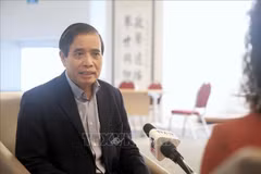 El profesor Vu Minh Khuong de la Escuela de Políticas Públicas Lee Kuan Yew (Singapur). (Foto: VNA)