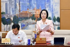 La vicepresidenta de la Asamblea Nacional, Nguyen Thi Thanh, en el evento (Foto: VNA)