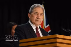 El ministro de Relaciones Exteriores de Nueva Zelanda, Winston Peters. (Foto: VNA)