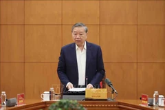 El secretario general del Partido Comunista de Vietnam, To Lam, preside la reunión del Subcomité de Personal del XIV Congreso Nacional del Partido. (Foto: VNA)
