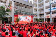 La escuela primaria Thanh Cong B organizó el Festival "80 Años de Orgullo - Vietnam Radiante" para celebrar el Día Nacional el 2 de septiembre. (Foto: NTCC)