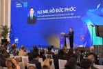 El viceprimer ministro de Vietnam, Ho Duc Phoc, en el Foro de Negocios e Inversión UE-Vietnam (Foto: VNA)