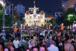 El ambiente de celebración del Año Nuevo 2026 en Ciudad Ho Chi Minh (Foto: VNA)