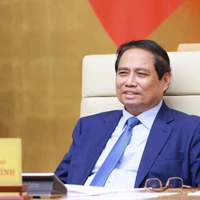 El primer ministro de Vietnam, Pham Minh Chinh, preside la reunión (Foto: VNA)