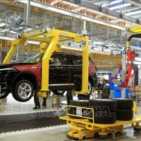Producción de automóviles en la fábrica Vinfast. (Fuente: VNA)