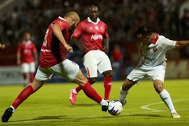 En el partido amistoso entre Manchester Reds y estrellas vietnamitas (Fuente: VNA)
