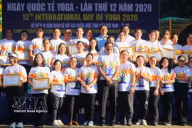 Los participantes del evento (Fuente: VNA)
