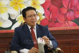 El subdirector de la Academia Nacional de Política y Administración Pública de Laos (NAPPA), Daosavanh Kheuamixay. (Fuente: VNA)