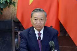 El secretario general del Partido Comunista de Vietnam, To Lam (Fuente: VNA)