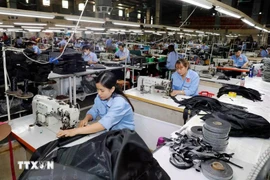 Productos de bolsos de cuero vietnamita para consumo interno y exportación. (Foto: VNA)