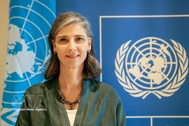 La representante residente del Programa de las Naciones Unidas para el Desarrollo (PNUD) en Vietnam, Ramla Khalidi. (Fuente: VNA)