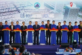 La inauguración del Centro Financiero Internacional en Da Nang (Fuente: VNA)