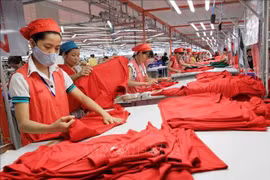Una fábrica textil en Vietnam que exporta sus productos a Estados Unidos (Fuente: VNA)