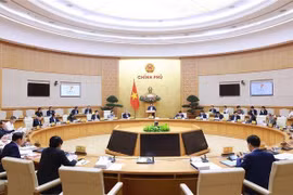 En la reunión mensual del Gobierno sobre el trabajo legislativo (Fuente: VNA)