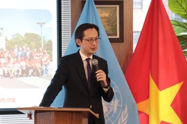 El embajador Do Hung Viet habla en el evento (Fuente: VNA)