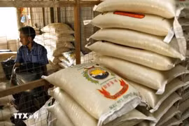 Una tienda de arroz en Tailandia. (Foto: VNA)
