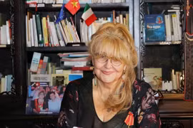Sandra Scagliotti, cónsul honoraria de Hanoi en Turín y Génova. (Fuente: VNA)