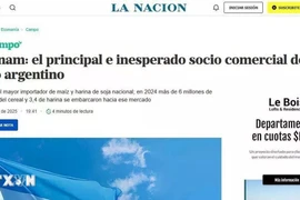 El artículo del periódico La Nación de Argentina. 