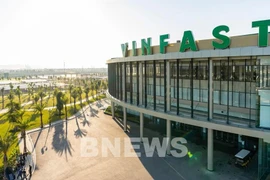 Una fábrica de automóviles de VinFast en la ciudad de Hai Phong (Fuente: BNEWS)