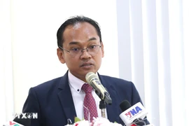 El doctor Seun Sam, investigador en ciencias políticas de la Real Academia de Camboya (Fuente: VNA)