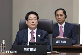 El presidente de Vietnam, Luong Cuong, durante la 32ª Reunión de Líderes Económicos del Foro de Cooperación Asia-Pacífico (APEC). (Fuente: VNA)