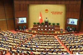 En la clausura del octavo período de sesiones de la XV Legislatura, 30 de noviembre de 2024 (Fuente: VNA) 