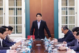 El presidente de Vietnam, Luong Cuong, preside la reunión (Fuente: VNA)