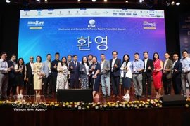 Representantes de la delegación vietnamita (Fuente: VNA)