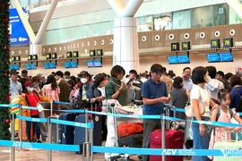 Aeropuerto internacional de Tan Son Nhat recibe número récord de pasajeros (Foto ilustrativa: Vietnamnet)