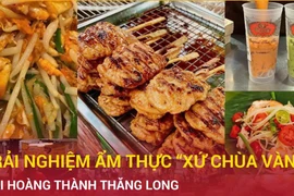 Ofrecen degustación de comida tailandesa en el centro de la capital vietnamita