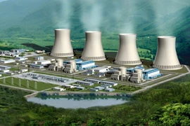 Modelo del proyecto de energía nuclear de Ninh Thuan en 2016. (Foto: baochinhphu.vn)