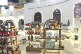 Un stand de Vietnam en la feria (Foto: VNA)