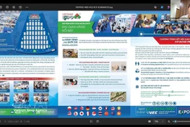 Representante vietnamita introduce sobre Vietnam Expo (Fuente: VNA) 