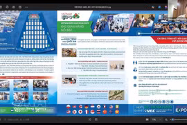 Representante vietnamita introduce sobre Vietnam Expo (Fuente: VNA) 