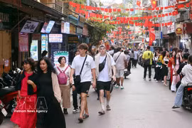 Los turistas extranjeros en Vietnam (Foto: VNA)
