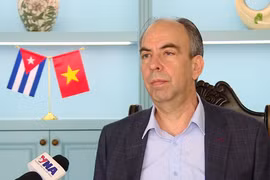 El embajador de Cuba en Vietnam, Rogelio Polanco Fuentes. (Fuente: VNA)