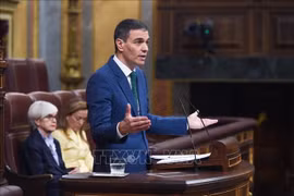 El presidente del Gobierno español, Pedro Sánchez. (Fuente: Xinhua/VNA)
