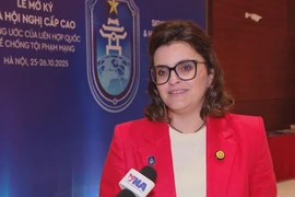 La vicepresidenta de Ecuador, María José Pinto González Artigas (Fuente: VNA)
