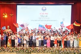 La ceremonia de conclusión del Campamento de Verano de Vietnam 2025. (Fuente: VNA)