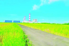 El área de almacenamiento de cenizas y escorias de la Central Termoeléctrica Duyen Hai. (Fuente: VNA)