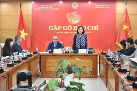 En la conferencia de prensa (Fuente: VNA)