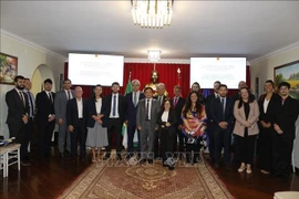 Los participantes del Encuentro Empresarial Vietnam – Brasil. (Foto: VNA)