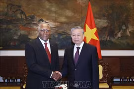 Líder partidista vietnamita recibe a vicepresidente de Cuba