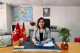 Vu Thi Thuy, cónsul general adjunto y jefa de la Oficina Comercial de Vietnam en Hong Kong. (Fuente: VNA)