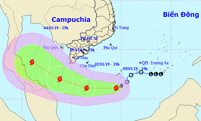 Pronóstico del tiempo extremo para iniciar el año en Vietnam ảnh 1 Pronóstico del tiempo extremo para iniciar el año en Vietnam ảnh 1