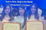 Estudiantes vietnamitas en China (Fuente: nhandan.vn)